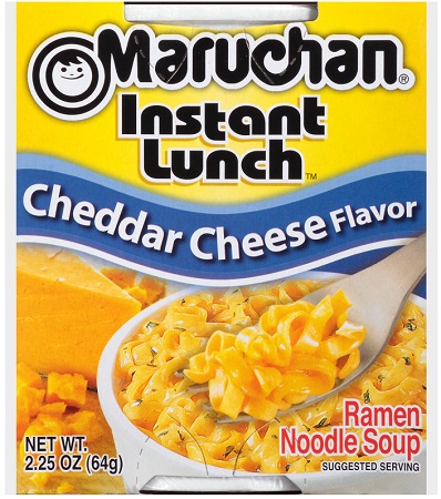 Maruchun instant lunch cheddar cheese 12 ct