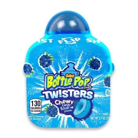 Airhead Baby Bottle Pop - Twisters - BLue Raspberry - 8ct