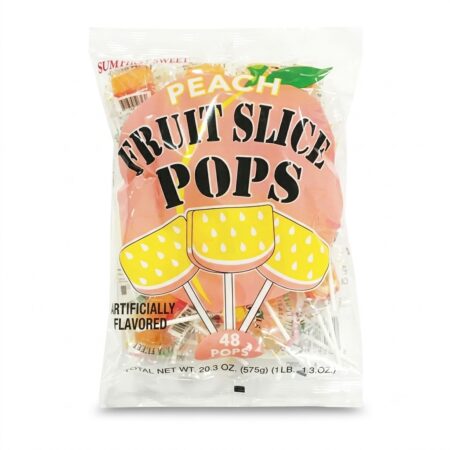 Fruit Slice Pops - Peach - 48ct