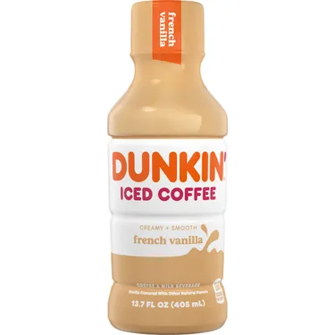 Dunkin' Iced Coffee - French Vanilla - 13.7oz ( 12ct )