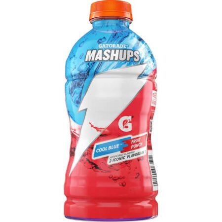 Gatorade Mash up Cool blue & Fruit punch 28 OZ (15 Ct)