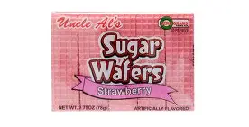 Uncle Al Sugar Wafer Strawberry 12 ct