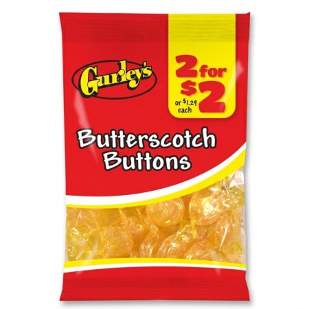 Gurley's - Butterscotch Buttons - 2 For $2 - 12ct