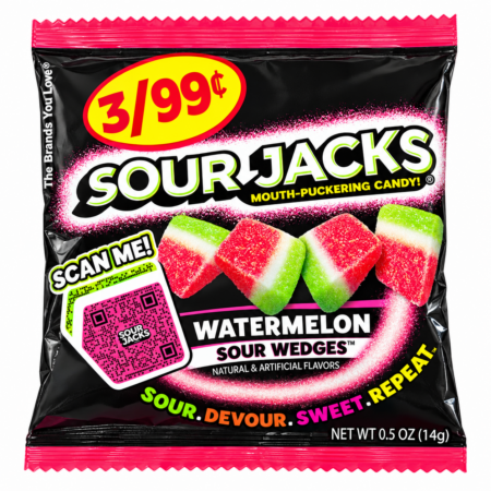Sour Jacks - Watermelon - 3 For 99c - 24ct
