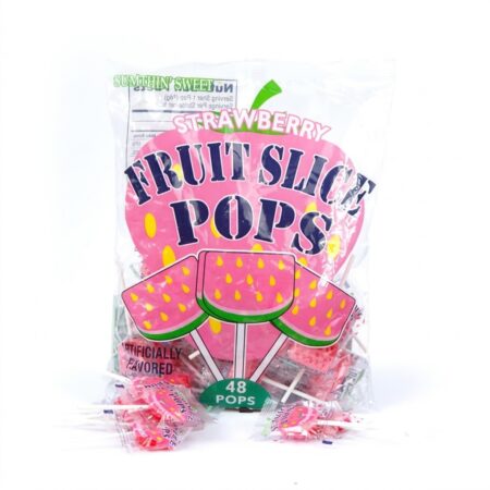 Fruit Slice Pops - Strawberry - 48ct