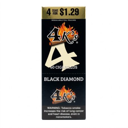 4 King - Black Diamond - 4 For $1.29 - 15Ct