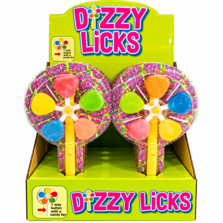 Dizzy Licks Lollipop - 12ct