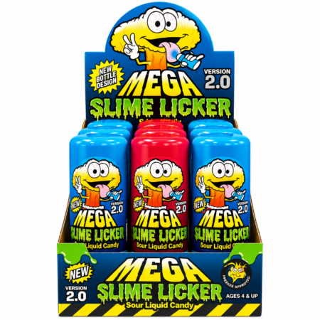 Toxic Waste Slim Licker 2.0 Sour Blue/Straw - 12ct