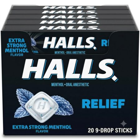 Halls - Extra Strong Menthol - 20/9 Drop Sticks