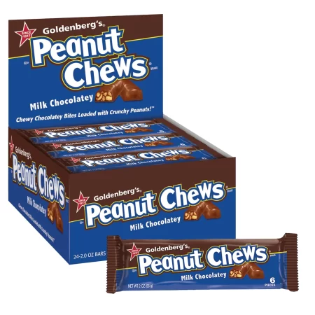 Peanut Chew - Milk Chocolate - 3 For 99c - 24pk