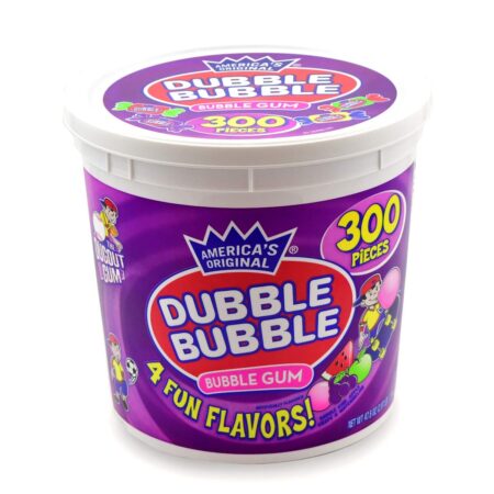 Dubble Bubble Gum Assorted Jar - 300ct