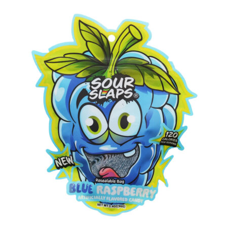 Sour Slaps Gummie - Blue Raspberry - Single