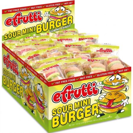 E-Fruitti Bulk Sour Mini Burger - 101ct