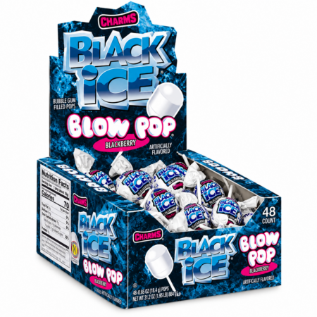 Blow Pop - Black Ice - 48ct