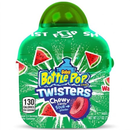 Airhead Baby Bottle Pop - Twisters - Watermelon - 8ct