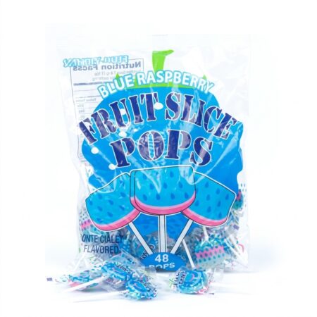 Fruit Slice Pops - Blue Raspberry - 48ct