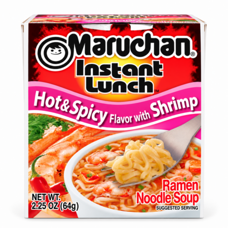 Maruchan Instant Lunch Cup - Hot & Spicy Shrimp - 12ct