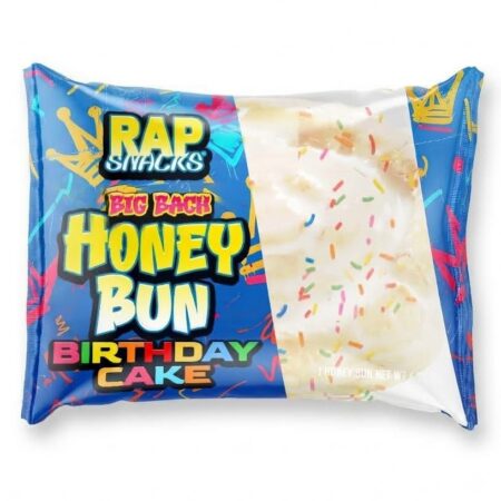 Honey Bun - Birthday Cake - 12ct ( Rap Snacks Jumbo )