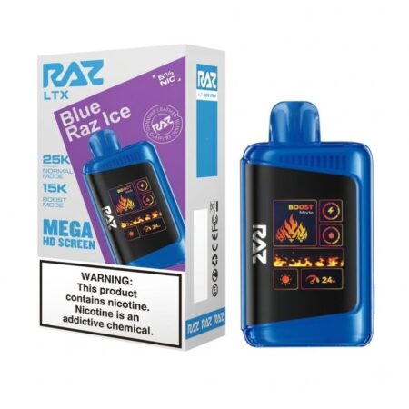 Raz LTX - Blue Razz Ice - 25k - 5ct
