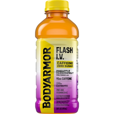 Body Armor - Flash IV - Zero Sugar - Pineapple Passionfruit - 20oz ( 12ct )
