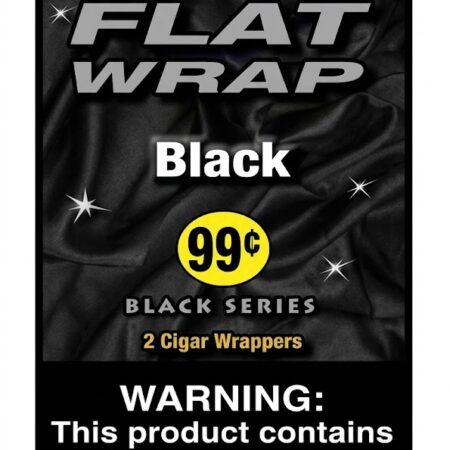 Flat Wrap - Black - 99C - 25Ct