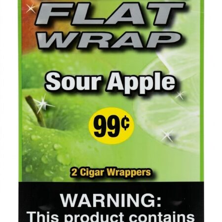 Flat Wrap - Sour Apple - 99C - 25Ct