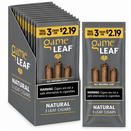 Game Leaf - Natural - 3 For $2.19 - 10Ct