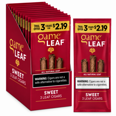 Game Leaf - Sweet - 3 For $2.19 - 10Ct