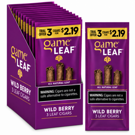 Game Leaf - Wild Berry - 3 For $2.19 - 10Ct