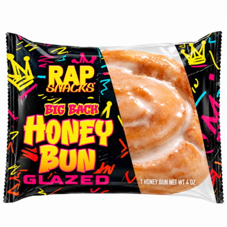 Honey Bun - Glazed - 12ct ( Rap Snacks Jumbo )