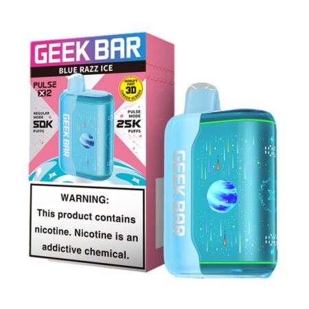 Geekbar Plus - Blue Razz Ice - 50k - 5ct
