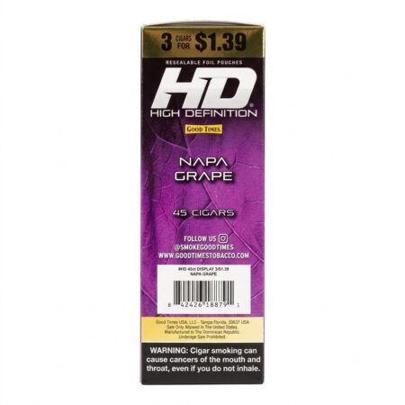 Good Time HD - Napa Grape - 3 For $1.39 - 15Ct