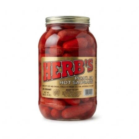 Herb's Hot Sausage Jar