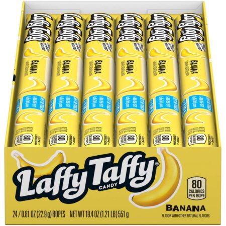 Laffy Taffy Rope - Banana - 24ct