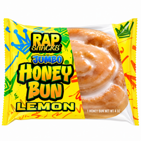 Honey Bun - Lemon - 12ct ( Rap Snacks Jumbo )