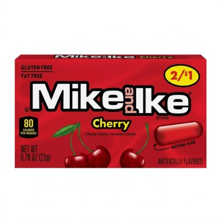 Mike & Ike - Cherry - 2 For $1 - 24ct