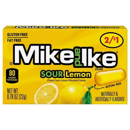 Mike & Ike - Sour Lemon - 2 For $1 - 24ct