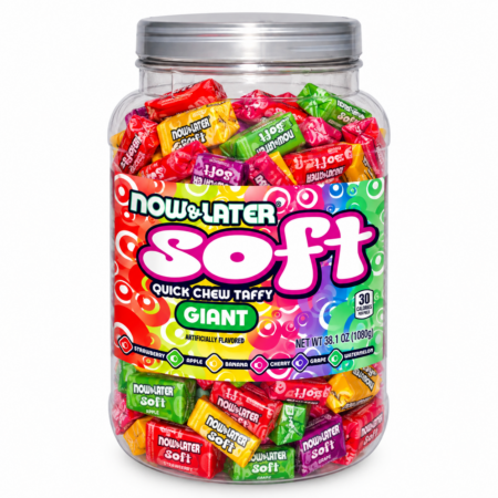 Now & Later - Soft Giant Jar - 120ct
