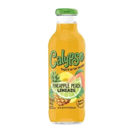 Calypso Pineapple Peach Lemonade - 16oz (12Ct)