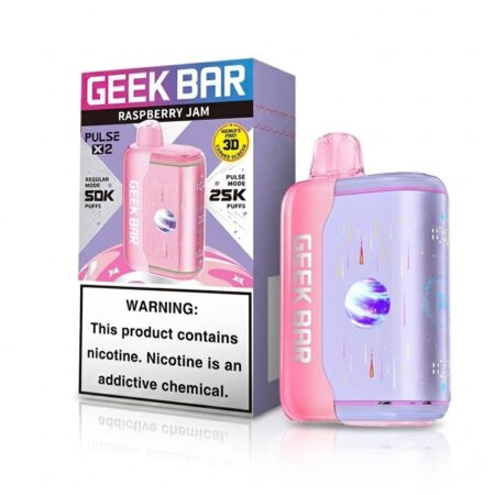 Geekbar Plus - Raspberry Jam - 50k - 5ct