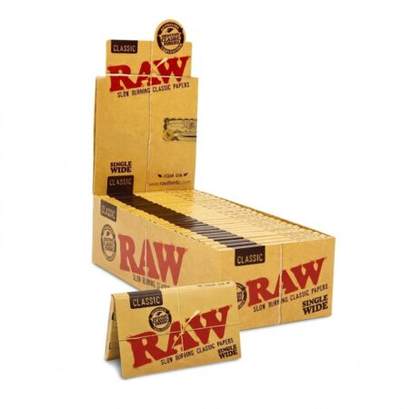 Raw Classic Single Wide - 25Ct