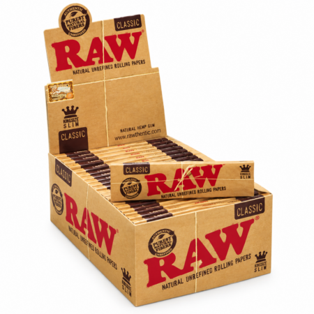 Raw Paper King Slim - 50Ct