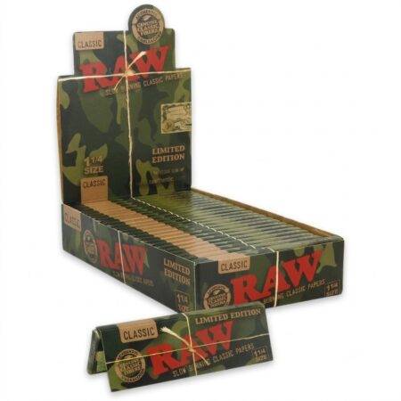 Raw Paper - Limited Edition Green - 1 1/4 - 24Ct