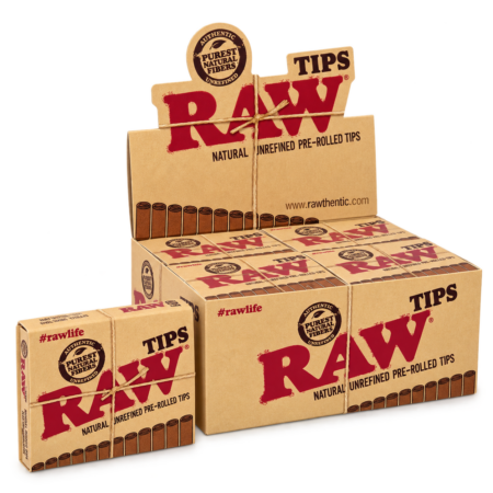 Raw Tips Pre Rolled Tips - 20Ct