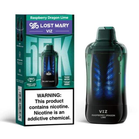 Lost Mary VIZ - Raspberry Dragon Lime - 55k - 5ct