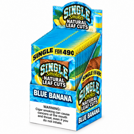 Single Smokes - Blue Banana - For 49c - 50Ct