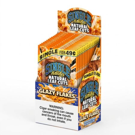 Single Smokes - Glazy Flakes - For 49c - 50Ct