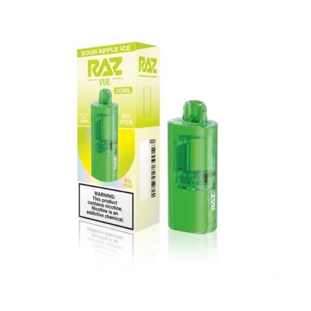 Raz Vue Pod - Sour Apple Ice - 50k - 5ct