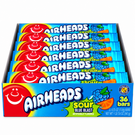 Airheads - Sour Blue Blast - 36ct