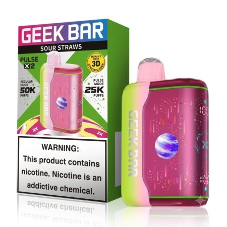 Geekbar Plus - Sour Straw - 50k - 5ct
